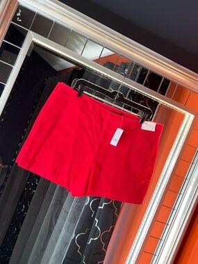 Bold Crimson Hampton Short Superstar 💃❤️